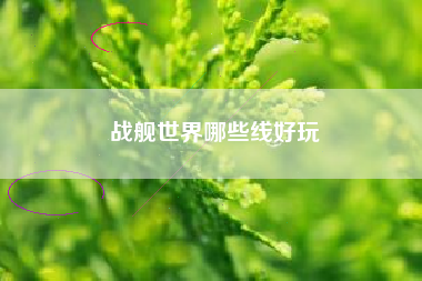 战舰世界哪些线好玩