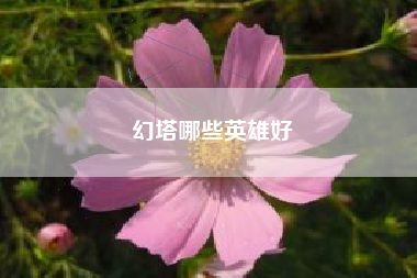 幻塔哪些英雄好