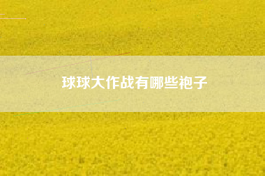 球球大作战有哪些袍子