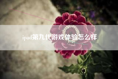 ipad第九代游戏体验怎么样