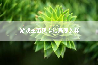 游戏王蕾贝卡结局怎么样