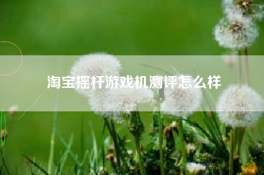 淘宝摇杆游戏机测评怎么样