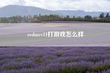 redmev11打游戏怎么样