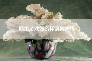 网络游戏怎么样瞬间下线