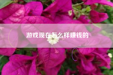 游戏现在怎么样赚钱的