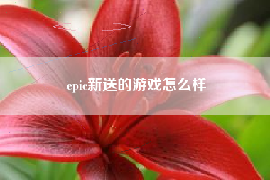 epic新送的游戏怎么样