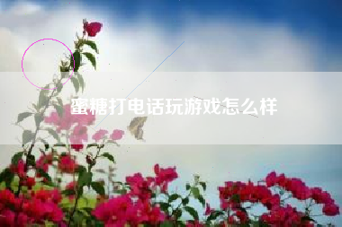 蜜糖打电话玩游戏怎么样