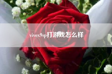 vivox9sp打游戏怎么样