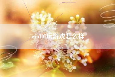 win107玩游戏怎么样