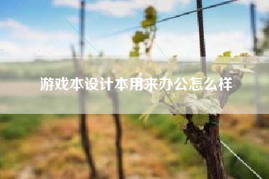 游戏本设计本用来办公怎么样