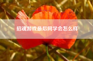 招魂游戏最后同学会怎么样