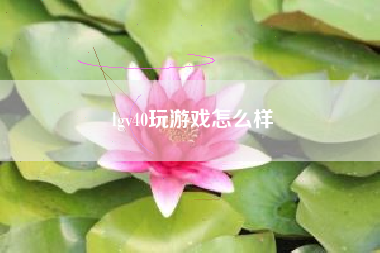 lgv40玩游戏怎么样