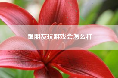 跟朋友玩游戏会怎么样