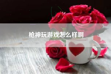 枪神玩游戏怎么样啊
