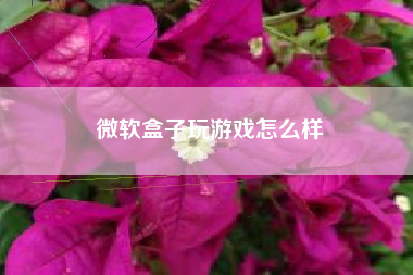 微软盒子玩游戏怎么样