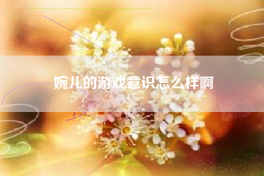 婉儿的游戏意识怎么样啊