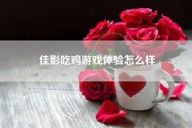 佳影吃鸡游戏体验怎么样