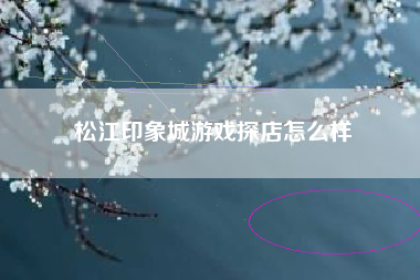 松江印象城游戏探店怎么样