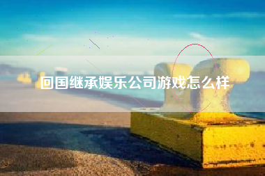 回国继承娱乐公司游戏怎么样