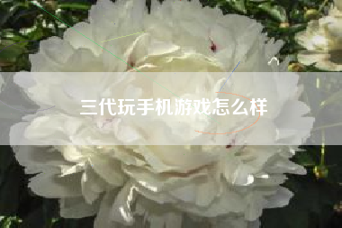 三代玩手机游戏怎么样