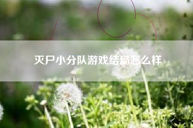 灭尸小分队游戏结局怎么样