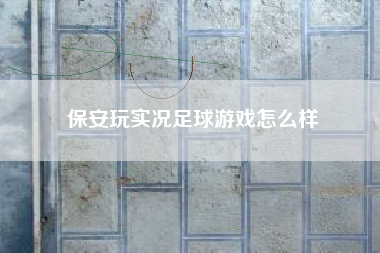 保安玩实况足球游戏怎么样