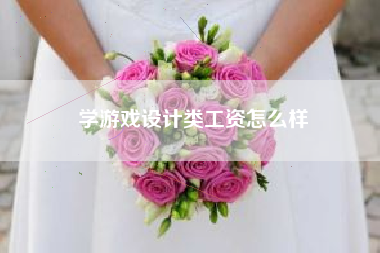 学游戏设计类工资怎么样