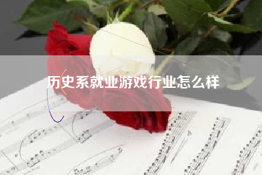 历史系就业游戏行业怎么样
