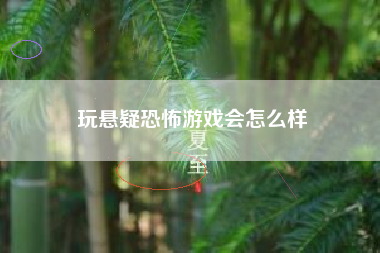 玩悬疑恐怖游戏会怎么样