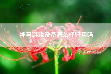 神马游戏设备怎么样好用吗
