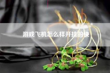 游戏飞机怎么样开挂的快